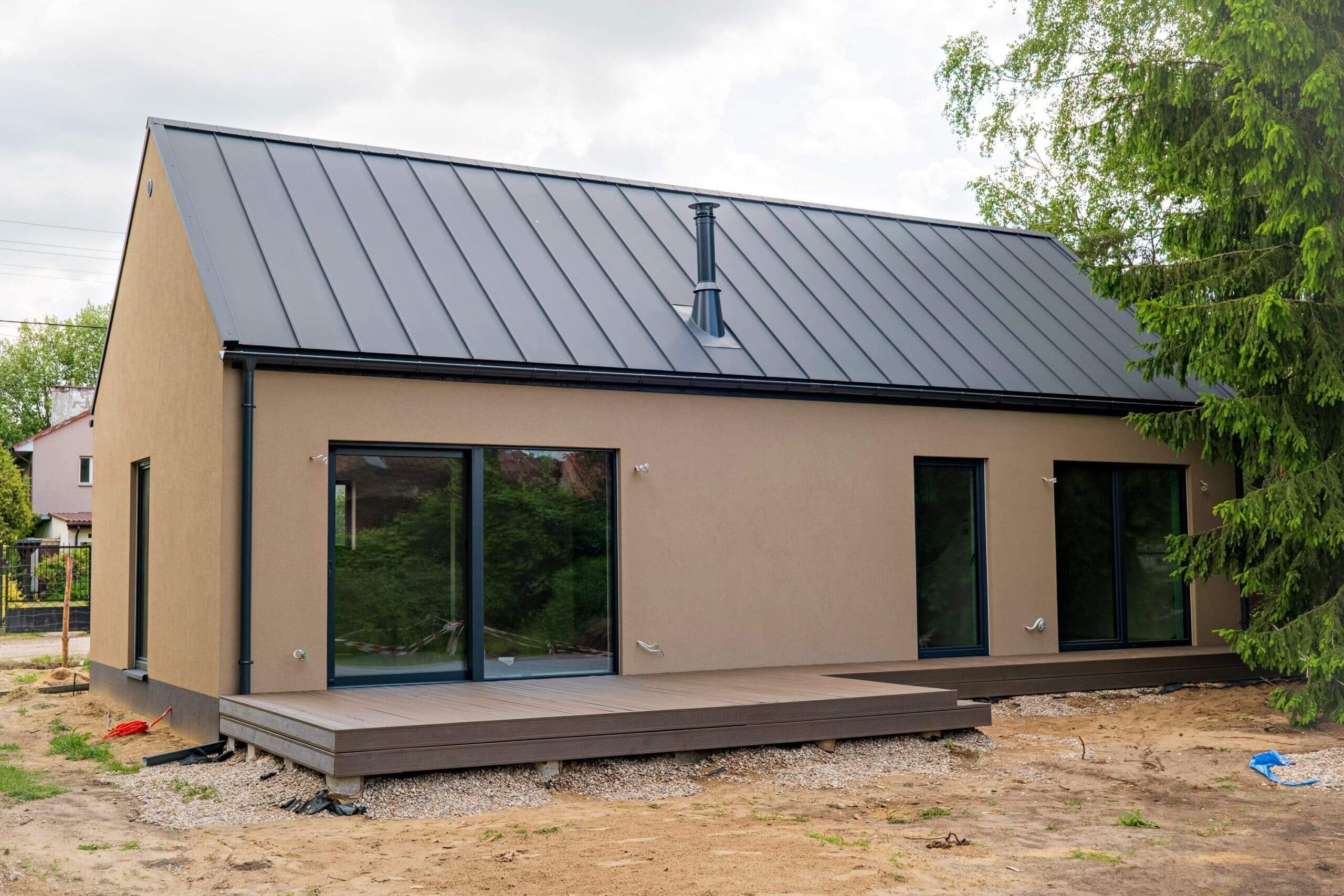 Минималистичный одноэтажный дом